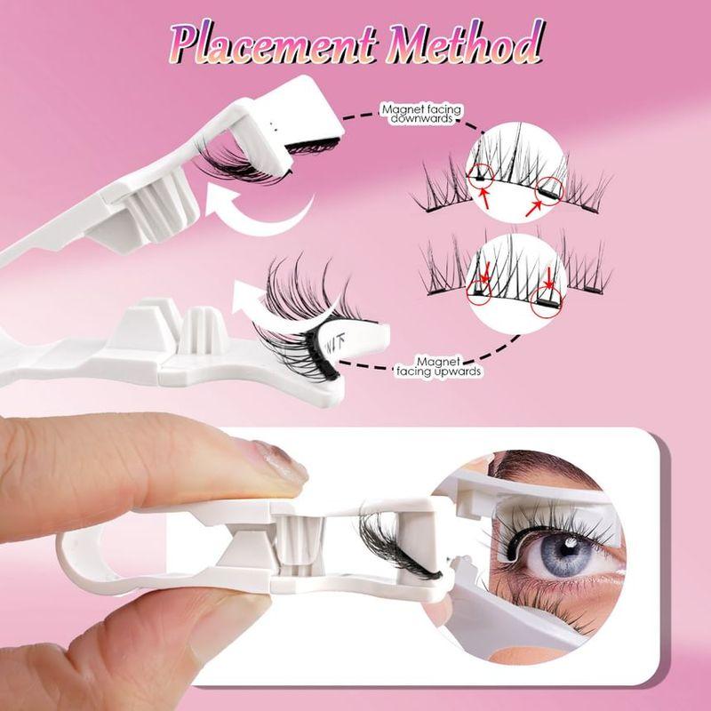 Lashie - Magnetic Multipack False Eyelashes with Tweezers