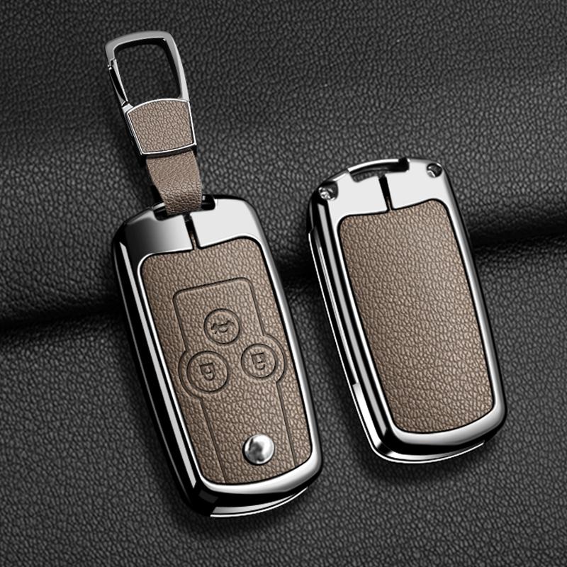 Car Key Case With Lid, Suitable For Honda Civic Fit Accord Crv Hrv Jazz Odyssey For Acura Tl Tsx Zdx Rsx Crz Keychain Accessorie