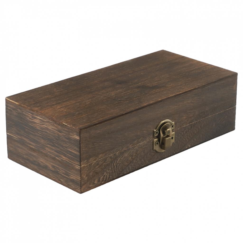 Aufbewahrungsbox Natur/Hell/Dunkel Rechteckig Retro-Stil 1 Stück