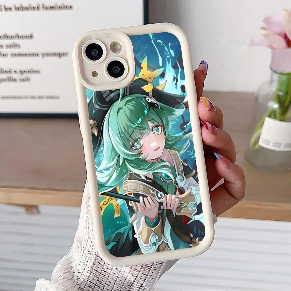 

HSR Huohuo Thicken TPU Mobile Phone Case for iPhone 17 16 15 14 13 12 11 Air Pro Max Plus Colorful Cover iPhone 16 Pro