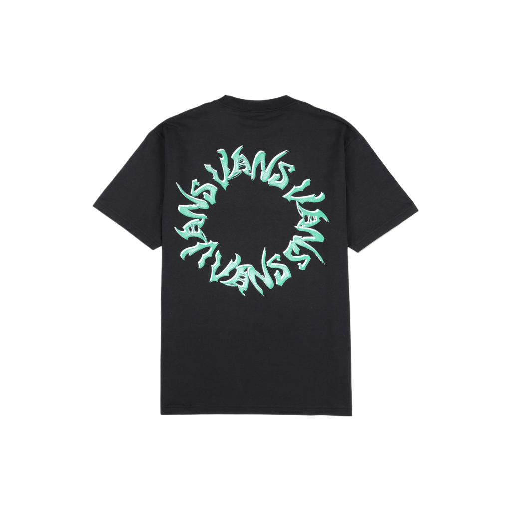 Vans Wild Circle Graphic Print T-Shirt Unisex Tops VN000SY0BLK