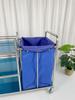 Stainless Steel Three-Layer Hospital & Hotel Laundry Cart