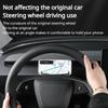 Steering Wheel Storage Box for Tesla Model 3+ Silicone Mobile Phone Holder Glasses Case for New Model3 Highland 2025 Accessories