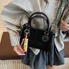 Einfache und modische Retro-Kissen-Tasche Damen Herbst neue Schulter-Umhängetasche Nischen-Handtasche