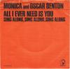 7inch Record MONICA  OSCAR BENTON  All I Ever Need Is You 5C00624476 IMPERIAL 1971 Netherland Pop Used