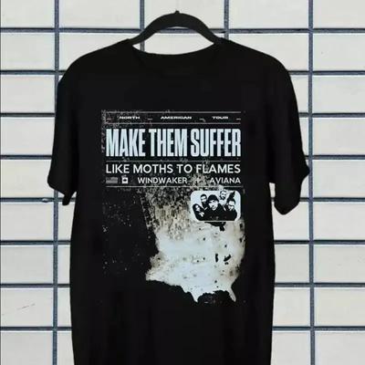 Make Them Suffer Band North America Tour  T Shirt Full Size S XL