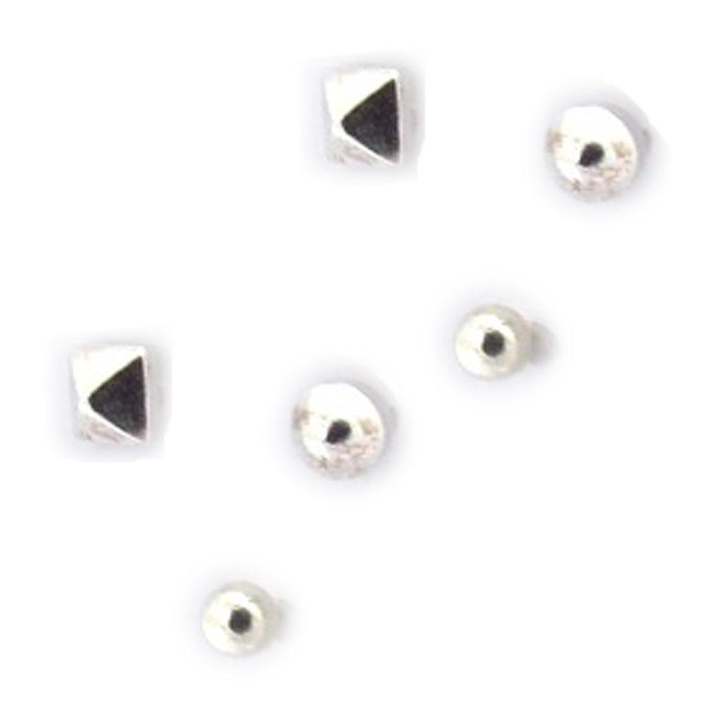 Les Trésors De Lily [K0986] - Set of 6 'Choreography' Studs
