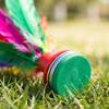 Traditional Feather Shuttlecock for Jianzi Foot Kick Game Durable Handmade Sports Training Equipment with Natural Feathers and Weighted Base