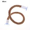 Suction Cup Bird Perch  Bendable Linen Rope NonSlip Design for Parrot Cage Bath Window Use