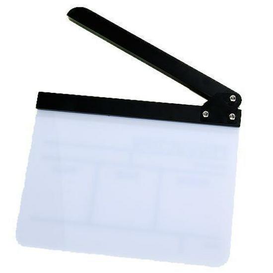 Acrylic Striped Movie Clapperboard Photography Prop