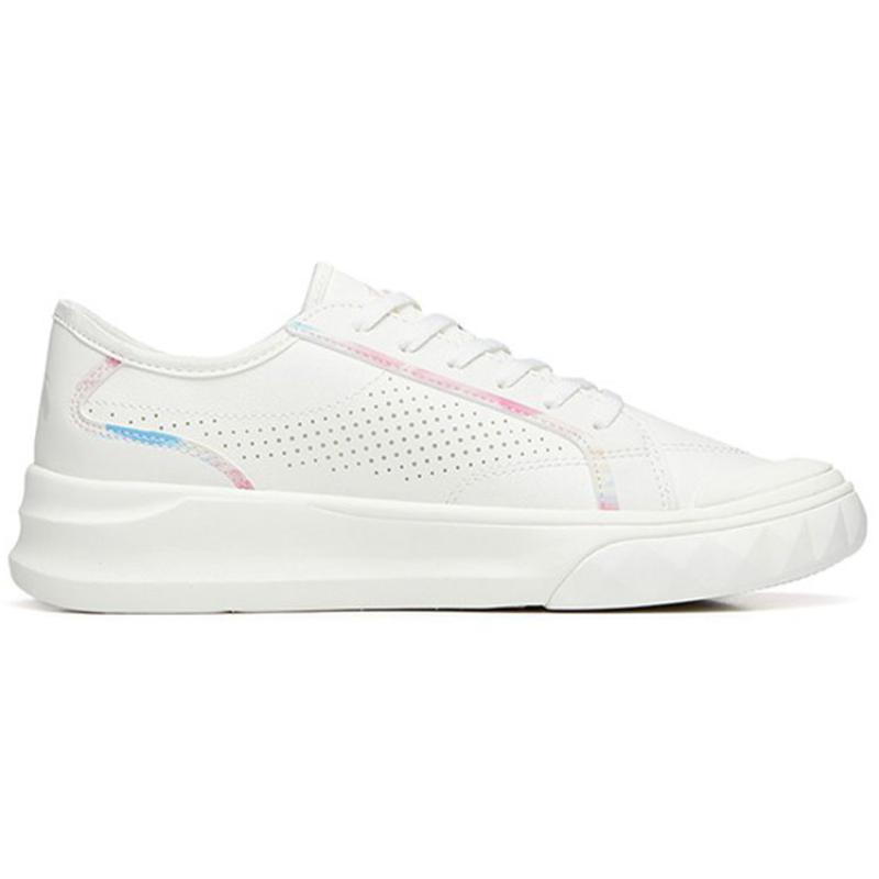 Anta Life Collection Low-Top Skateboard Shoes Women's White Sneakers 122228067-3
