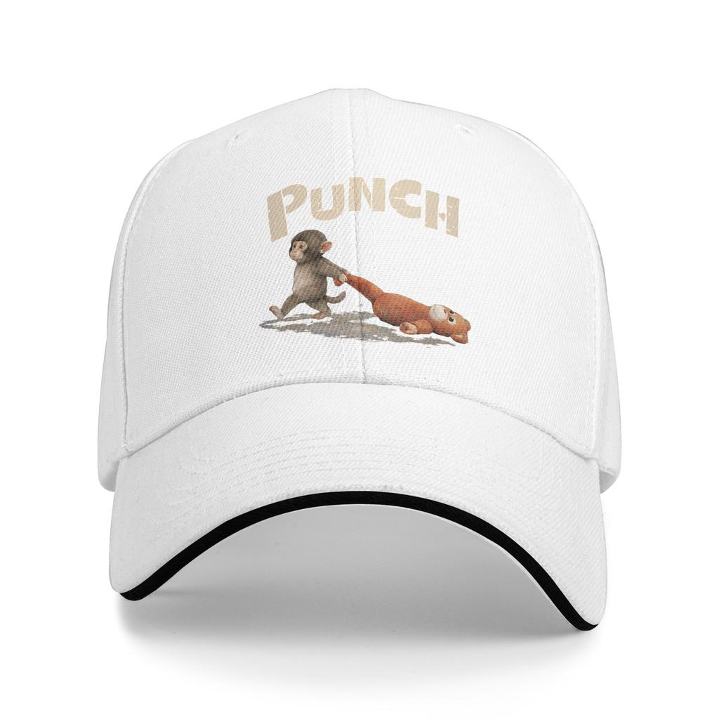 Monkey Punch Baby Little Punch Sun Baseball Cap  Spring Casual Trucker Hat For Unisex-Teens Outdoor Sport Baseball Caps