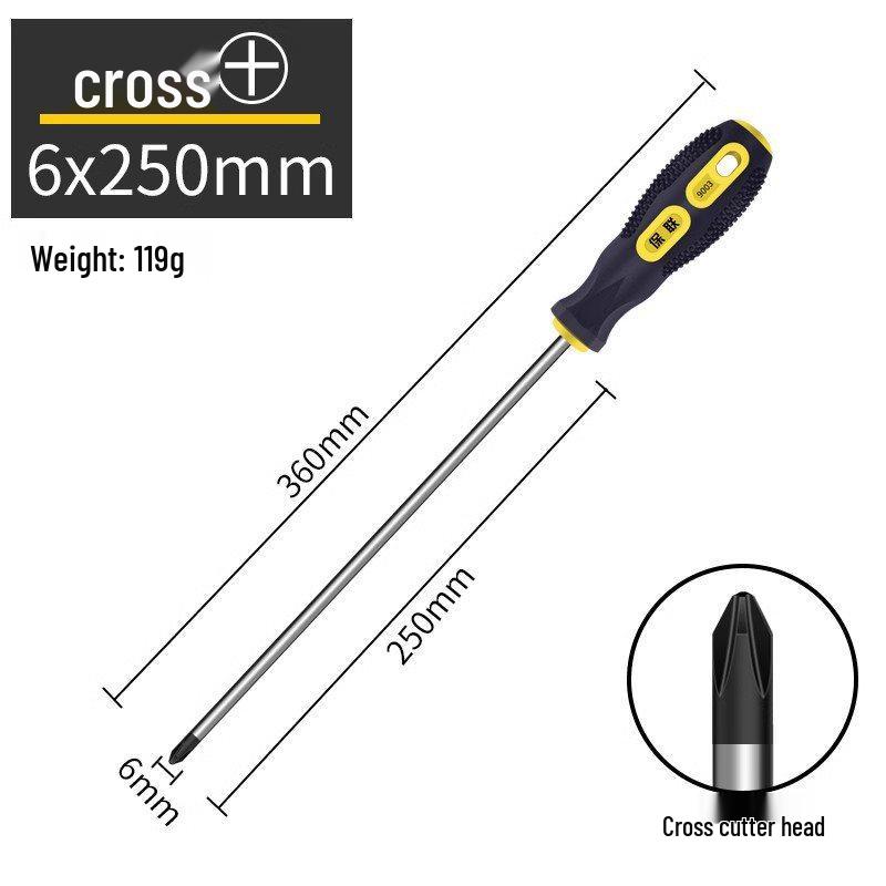Industrial Grade Magnetic Phillips and Slotted Screwdriver Set - Super Hard, Compact Collection