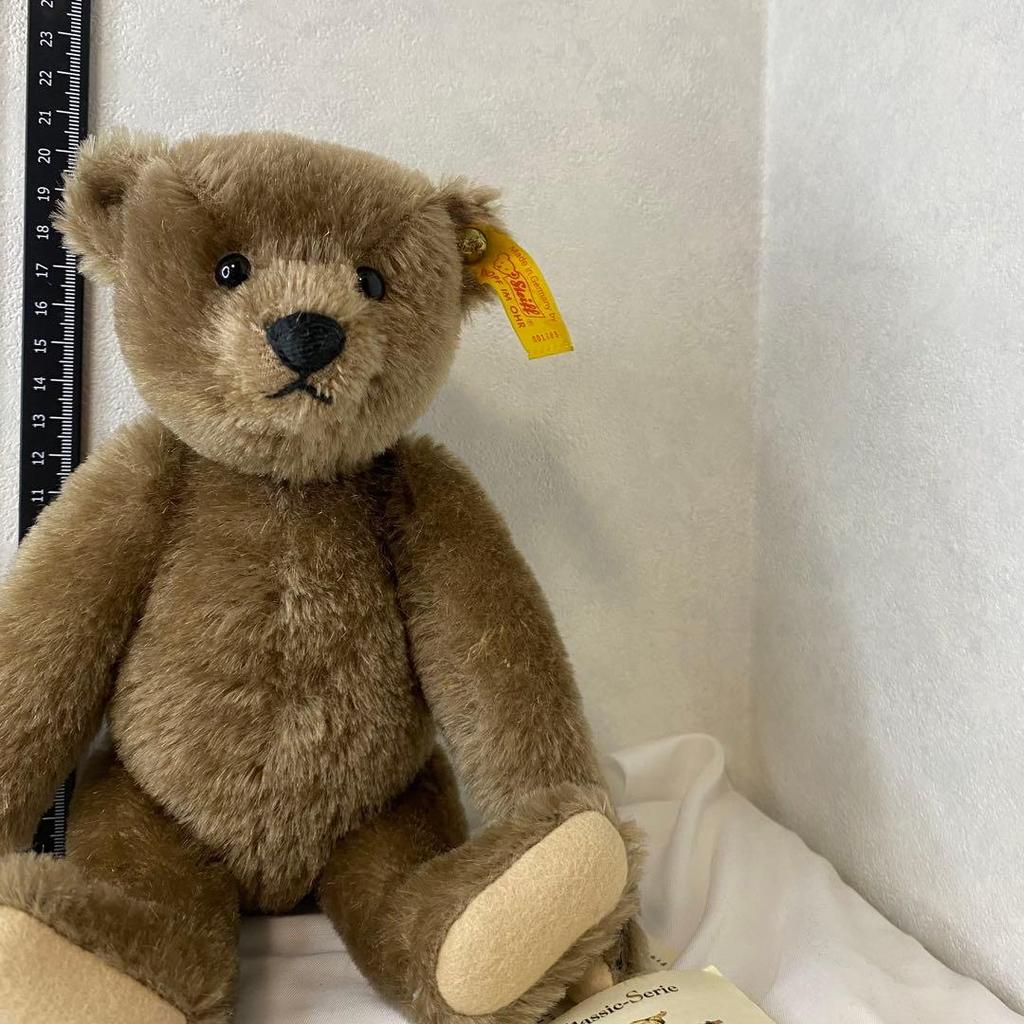 [USED] 1905 Steiff Cute Ash Brown Teddy Bear