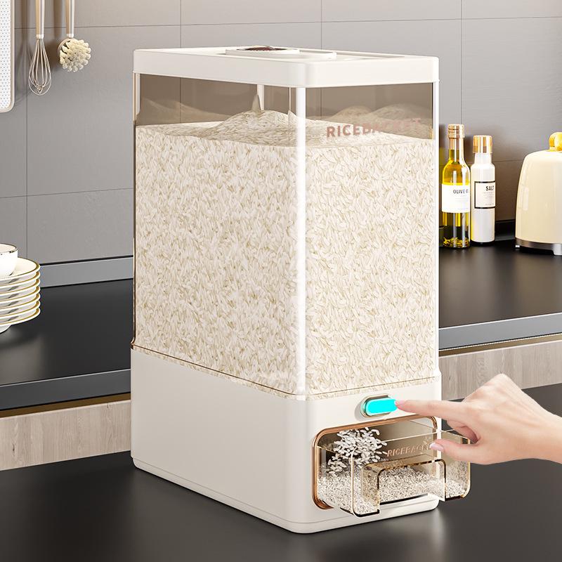 Household Food-Grade Sealed Rice & Flour Storage Container – Insect & Moisture Proof