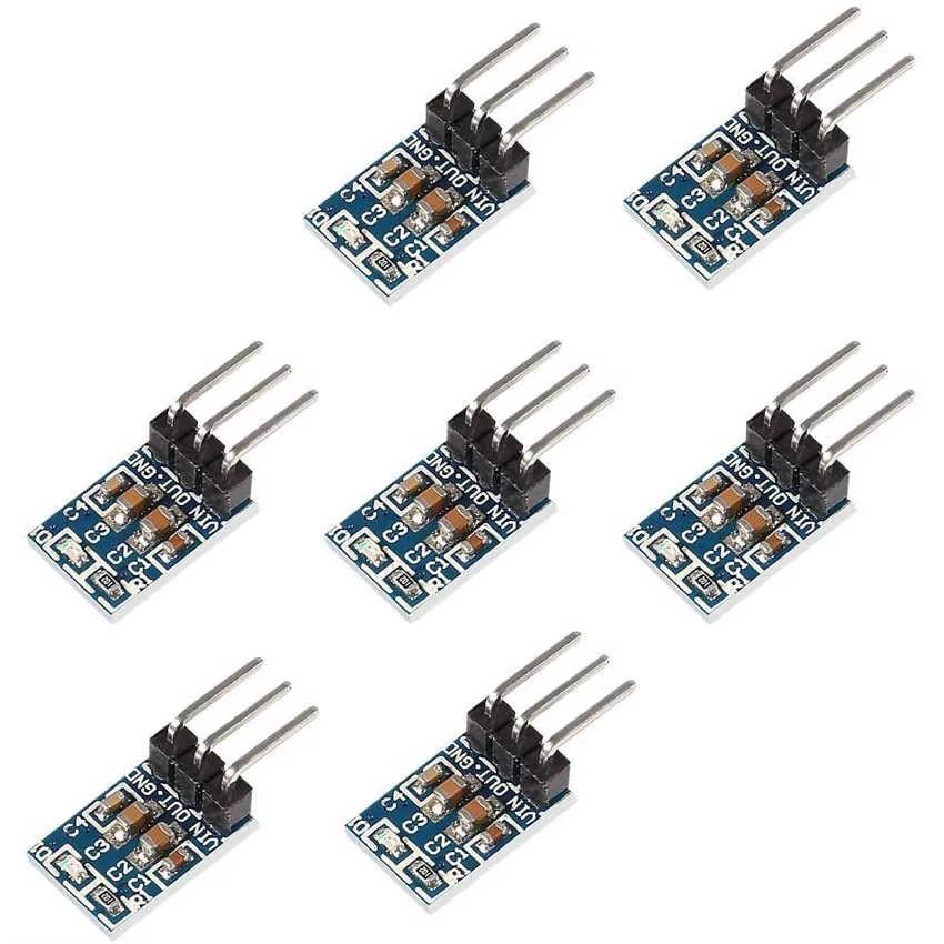10 Pcs DC-DC Buck Converter 3 Pins AMS1117 3.3V DC 4.75V-12V To 3.3V Voltage Regulator Step Down Power Supply 800mA Buck Module