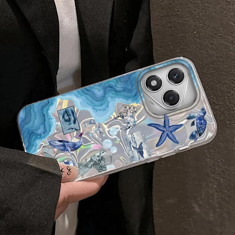 Retro Sun Marine Floral Eyes Girls Women For Honor 400 Pro X9c Magic7 Magic6 200 Lite Smart X9a X8a X8b X8c X7c X8 Fundas Cover