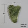Heart-shaped Xiuyan Jade Gua Sha Board for Face and Eyes - Universal Beauty Tool