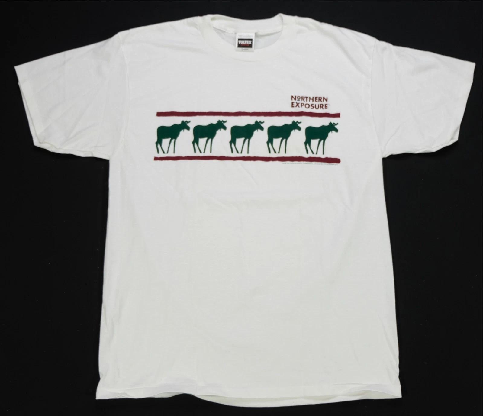Rare Vintage TULTEX Northern Exposure 1994 TV Show Promo T Shirt 90s White SZ XL XL