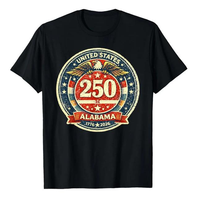 Camisa Alabama 250 Years Fireworks Freedom Star Pride Vintag S