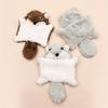 2PCS Interactive Plush Mouse Teaser Toy for Cats with Crinkle Paper Sound and Soft Teething Toy for Indoor Entertainment