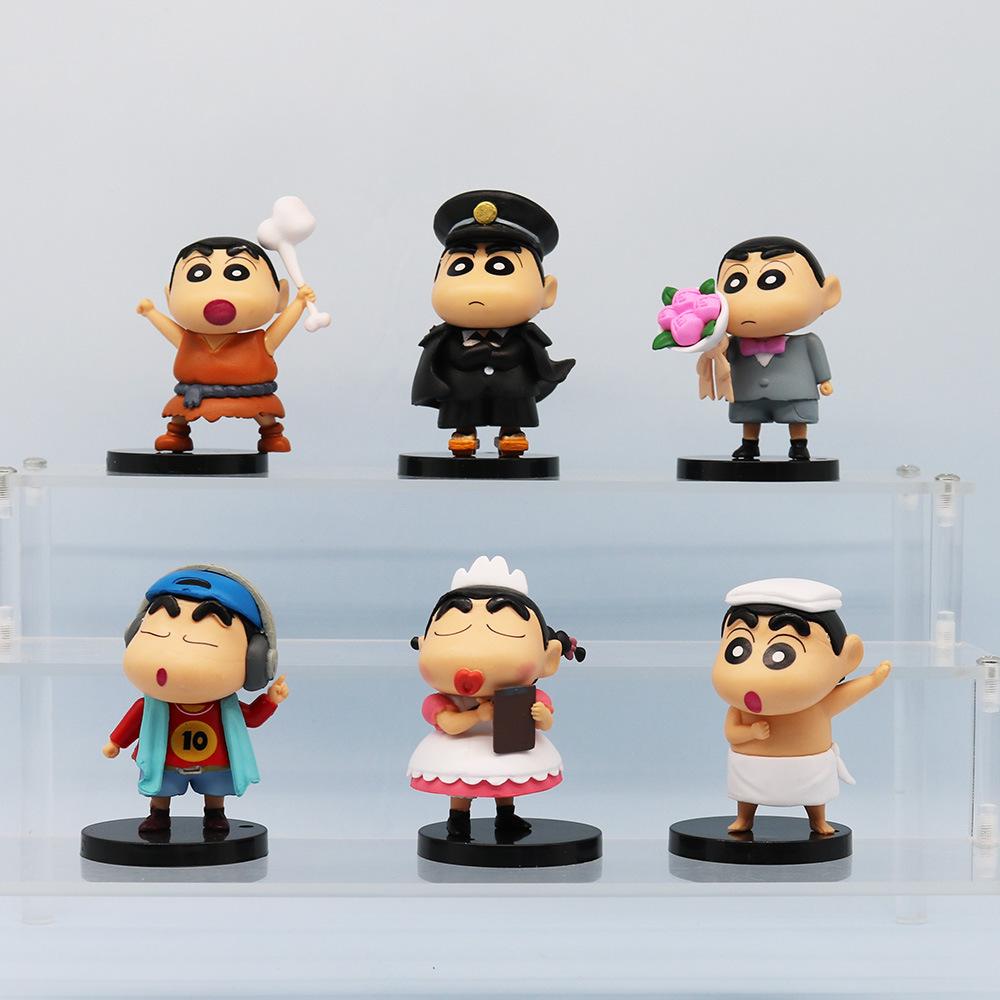 

Crayon Attire Business Shinchan Pvc Action Figure Model Car Decor Desk Display