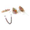 Bird Chewing Toys Natural Colorful Bird Foraging Shredder Hanging Toy Kit for Small Medium Lovebirds Parakeet Cockatiel
