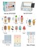 Wooden Ice Cream Shop Play Set for Kids – Pretend Play Kitchen Toy