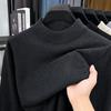 Men's Half-High Collar Knitwear Sweater - Thick, Warm Autumn/Winter 2025 Collection
