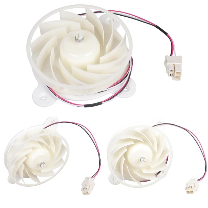 Easy Installation Plastic Refrigerator Evaporator Fan Motor DC12V 2.5W 1870RPM Replacement Part for Freezer Cooling Unit