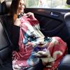 1PC Cute Cartoon Cat Throw Blanket - Seasonal Home Decor, Cartoon Blanket, for Decorating Your Own Sofa and Living Room, Super Soft Flannel,