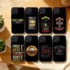 Band G-Guns N Roses Phone Case For iPhone17 16 15 14 13 12 11 Pro Max Plus,5G Soft Black Case