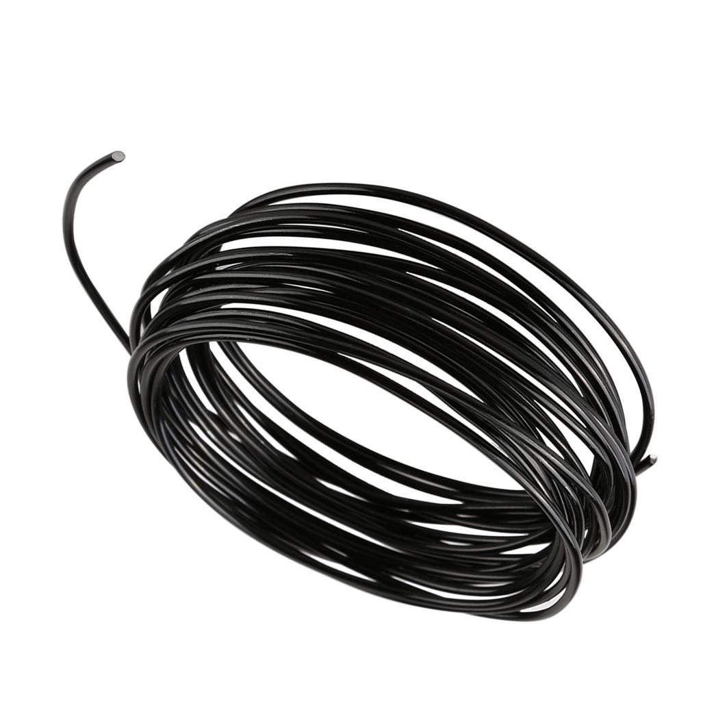 5 Meters / Roll 2mm Round Oxidation Aluminium Wire DIY Accessories For Jewelry Making(black)
