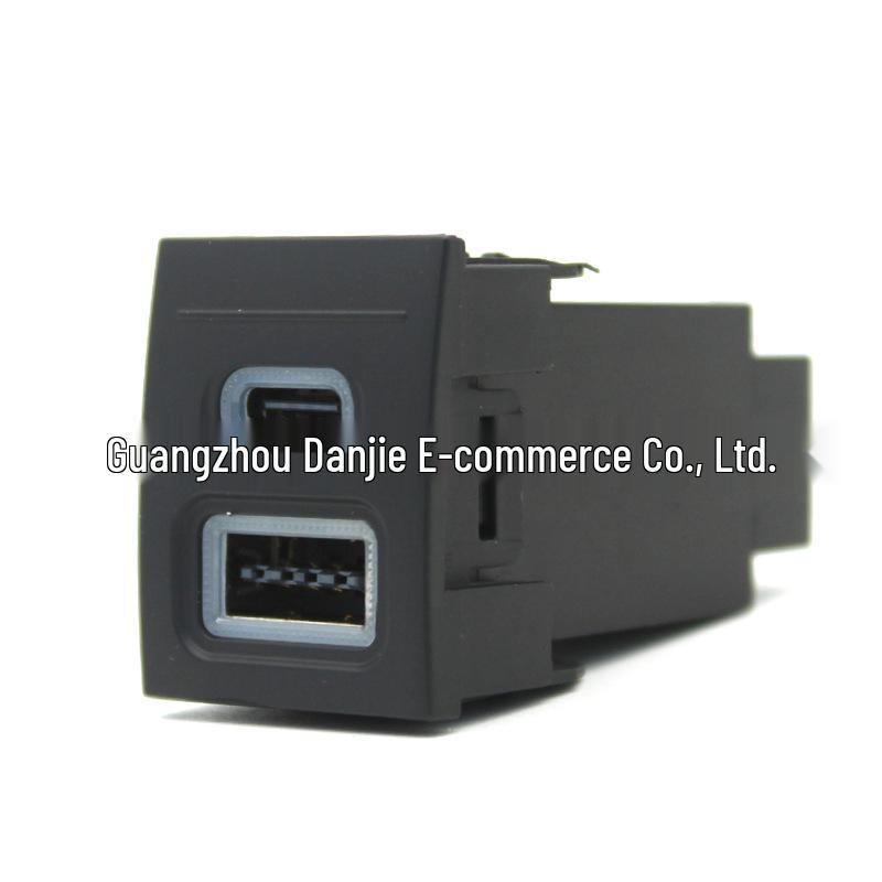 Compatible with Volkswagen POLO 04-11 Models: QC3.0C+Type-C USB Fast Charger Socket.