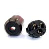 Gold Plated C-079 Iec Female P-079 Male Us Power Plug Audio Connector Hifi Diy