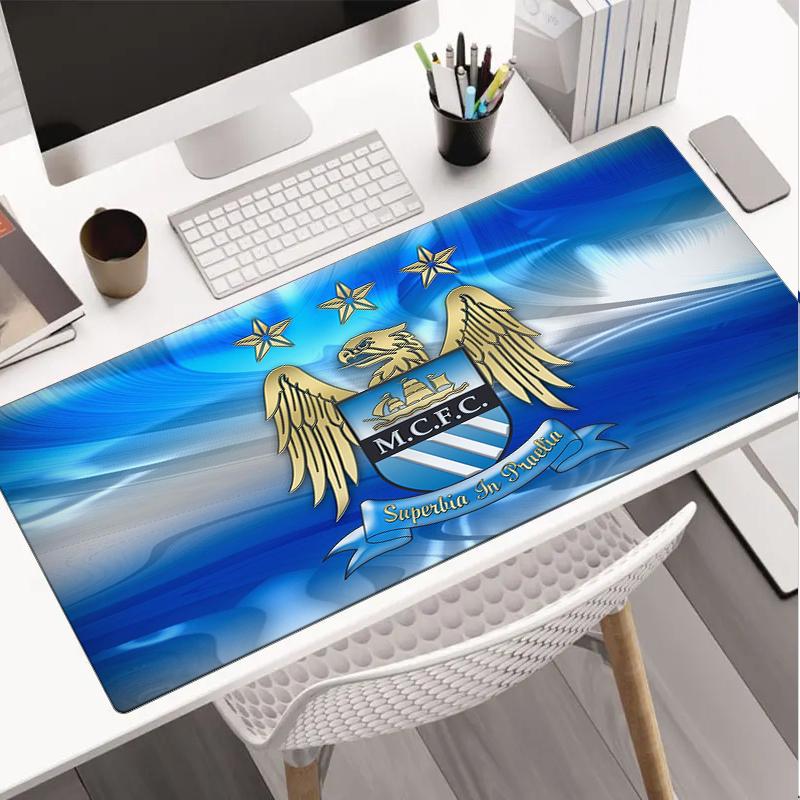 Football Manchester Crest Mouse Pad, Gaming Mouse Pad, Keyboard Pad, Desk Decor for Computer Notebook Fan Gift Birthday Gift