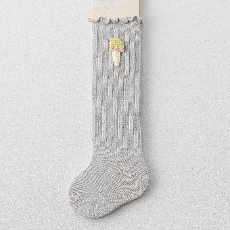 Infant & Toddler Cotton Leg Socks: Non-Binding, Long Tube, Unisex, 0-3 Years, All Seasons