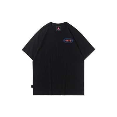 Li Ning T Shirts Men's Black Crew Neck Moderate Straight Fit AHSR359-1