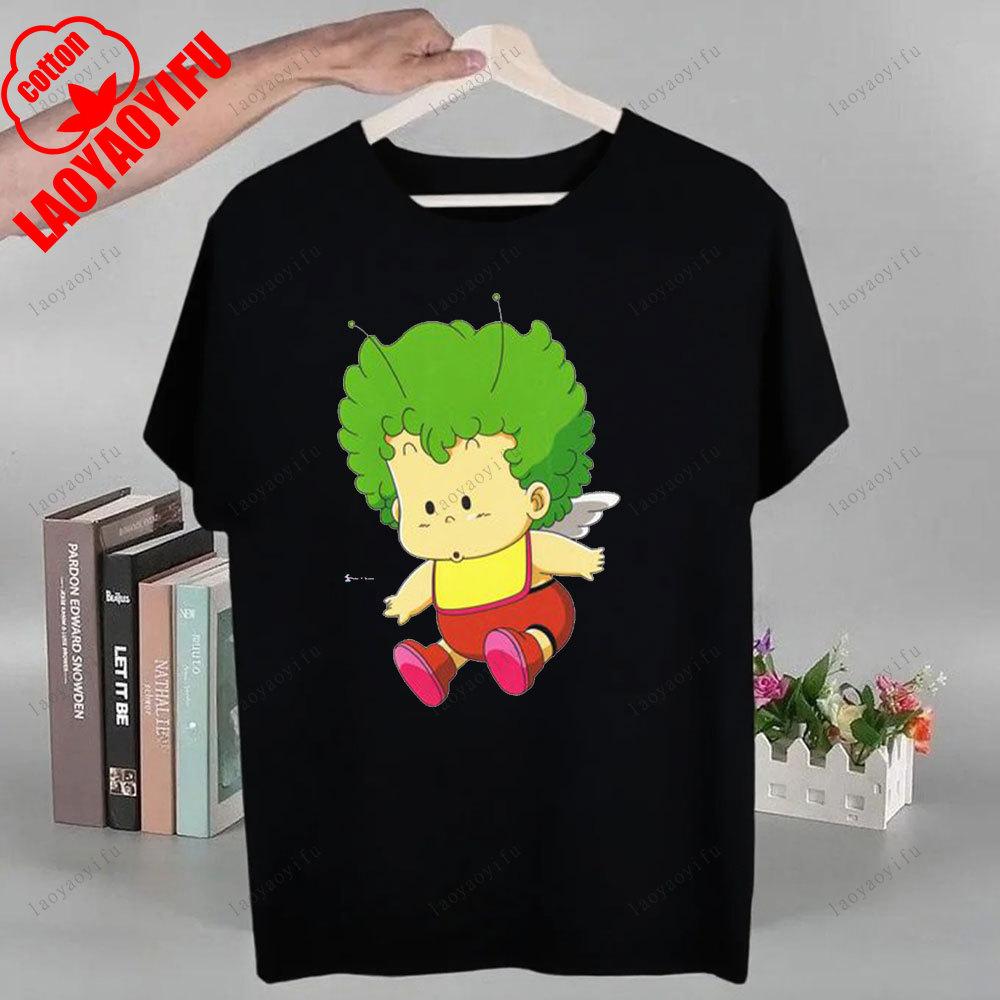 Arale T-shirts Women Graphic Japanese Manga Tshirt Breathable Camisetas Fashionable and Casual Cotton Short Sleeved Round Neck