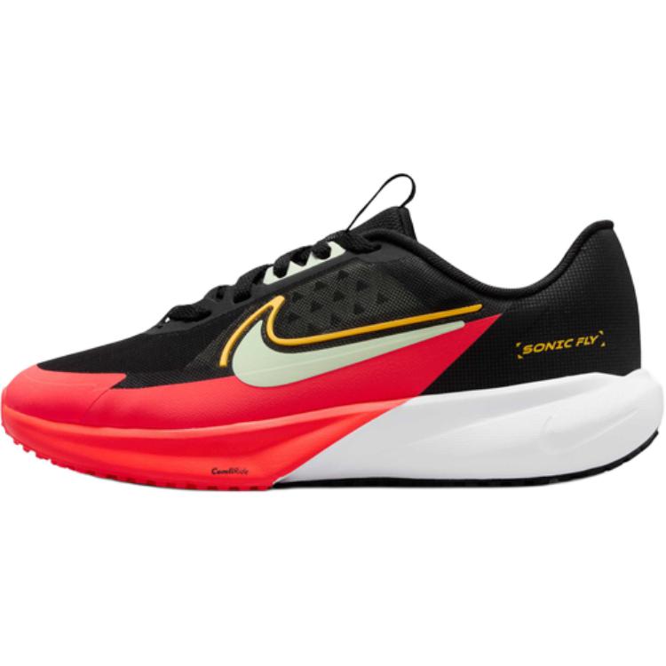 Nike Sonic Fly GS Black Laser Orange Kids Sneakers Bright-Crimson Volt-Tint FZ0017-005 36