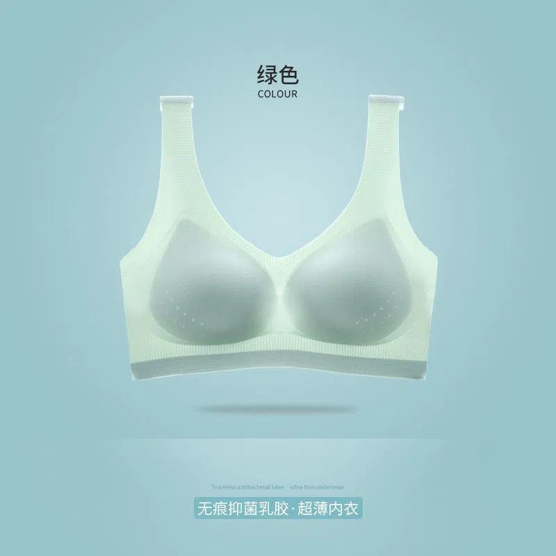 Women Ultra Thin Seamless Wireless Anti Sagging Plus Size Vest Style Bra