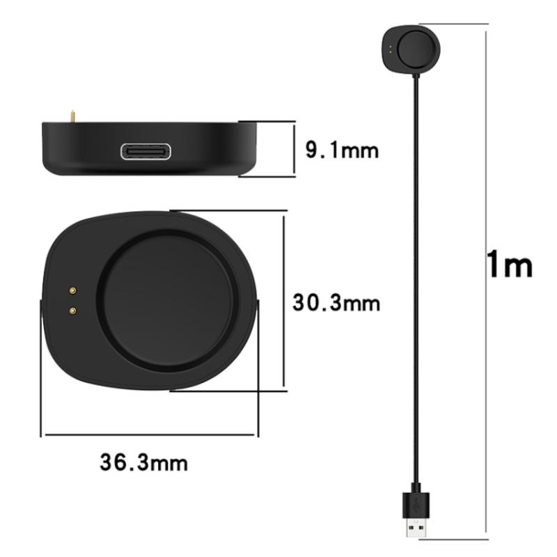 1 ks Příslušenství pro DIY pro Amazfit T-Rex 3/Balance 2/1 USB Chytré hodinky Nabíječka Nabíjecí kabel Náhradní