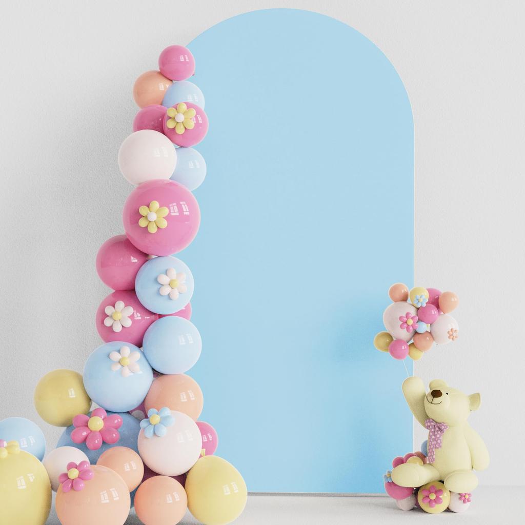 Spandex Fitted Wedding Arch Cover Arch Backdrop Cover, Round Top Chiara Backdrop Stand Covers for Wedding Birthday Party