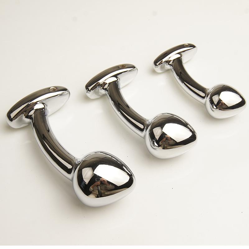 Metal Curved But Anal Plug Dildo Sex Toys,Anus Ass Butt Trainer,Analplug Buttplug Butplug,G-spot Prostate Massage