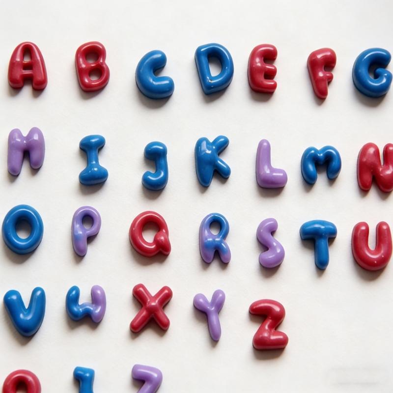 Ergonomic Silicone Mold Crafting Accessories Moulds Letter Shape for Resin Creations and Unique Gift Making Ideas