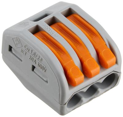Branch DC12V 200W or Less DC24V 400W or Pack of 2826 Easy-Connection Connector, / Less, 2,
