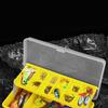 Two Layer Fishing Box with Multi Compartment Design for Efficient Storage