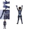 Hochwertiger Black Panther Superhelden Cosplay Jumpsuit für Erwachsene und Kinder