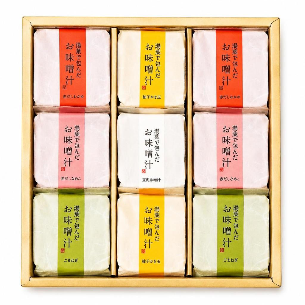 Miso Soup Specialty Store Misomoto Wrapped Yuba (Packaging Box Room Temperature) Secretarys Gift Freeze-Dried (9 Servings)