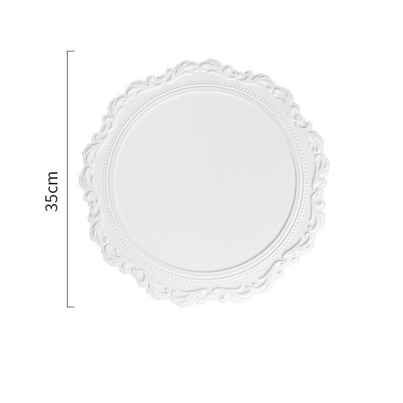 Spitze Silikon Platzset Isoliert Geprägt Schüsseln Tassen und Untertassen Verbrühschutzmatte Hochtemperaturbeständig Europäisch Retro